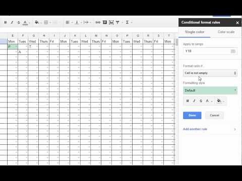 Google Sheets Validation and Conditional Formatting