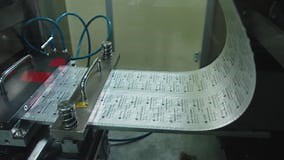 Automated Equipment is Manufacturing the Blister Packing for Tablets at a Pharmaceutical Factory. Stock Video - Video of chemical, medical: 250649971