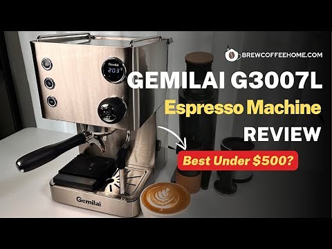 Gemilai G3007L Espresso Machine Review - Best Under $500? | PID, Dual heating system, flow control