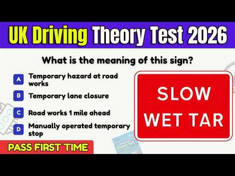 Theory Test 2026 UK | 🚦 Full DVSA Theory Test Questions (Mock Test) | PASS FIRST TIME