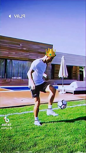 With 👑 Cr7! Part 2 #trickshot #viral #fyp