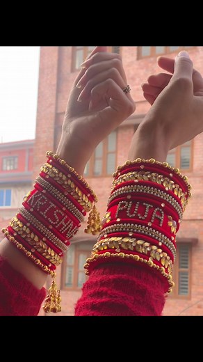 Customized Wedding Bangles Set for Couples | Bridal Jewelry