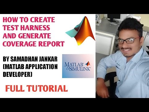 Simulink Tutorial - 14 :How to create test harness and generate coverage report in simulink?
