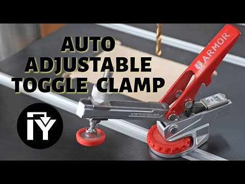Auto-Adjustable Toggle Clamp Fits Every Time – No Fumbling!