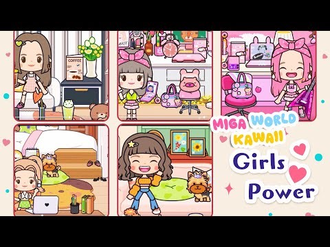 Miga World CUTE Aesthetic CHARACTERS ROUTINE💕🌸| Aesthetic Routine| Miga town HOUSE IDEAS |tocaboca