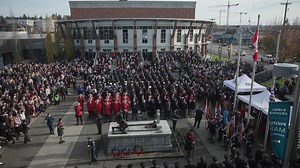 Join us for the City of Surrey’s Remembrance Day service live from Veterans Square. Watch the procession and ceremony as we honour the service, courage, and sacrifice of Canada’s veterans and those who continue to serve. | City of Surrey