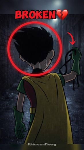 This is why Robin never takes of his mask😱💔 #shorts