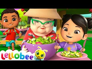 Yes Yes Vegetables! Salad Salsa Dance | Baby Cartoons - Kids Sing Alongs | Moonbug
