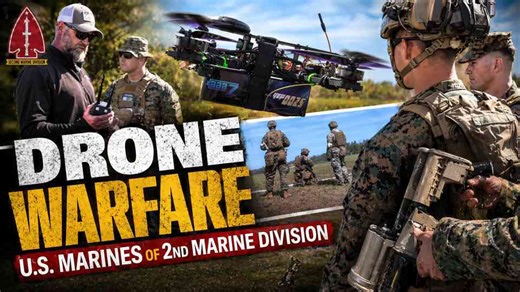 Drone warfare with US Marines of 2nd Marine Division at Camp Lejeune