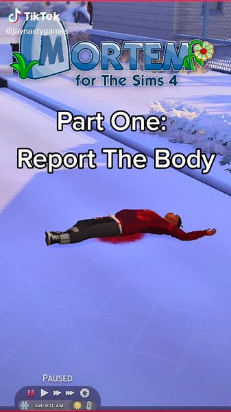 Giving my sim a funeral with the Mortem Mod. Full video on my YT. Link in bio ❤ #sims4mods #thesims4 #sims4cc #simstok #sims4 #sims4tutorial