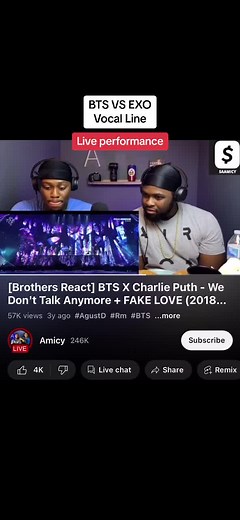 BTS vs Exo✨ . . . . . . #bts #exo #btsvsexo #btsperformance #exoperformance #exolive #btslive #btsfakelove #exopromise #btsreaction #exoreaction