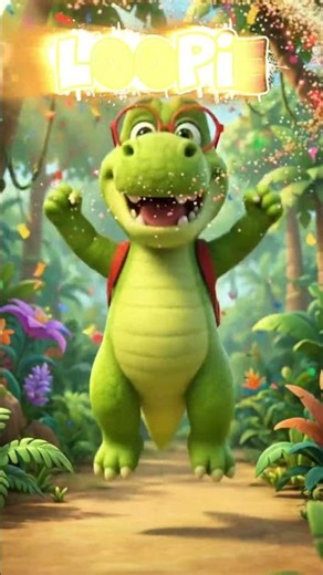 Hi! Guess My Name? 🦖🤔 I am Loopie! #shorts #dino