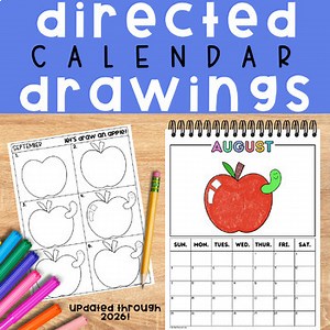 Directed Drawing Calendar | Holiday Parent Gift | Updated through 2026