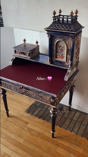 Before & After: Antique Secretary Desk Makeover by Studio Kiyan