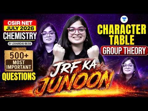 CSIR NET Chemistry 2026 | Character Table CSIR NET | Physical Chemistry 500+ Most Important Question