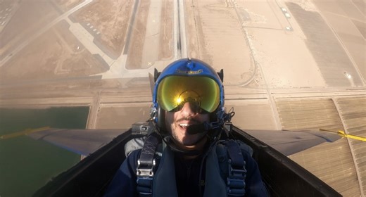 Flight of a lifetime with the Blue Angels