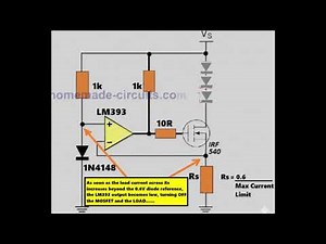 Make this Current Sensor and Controller Circuit using LM393 Comparator IC
