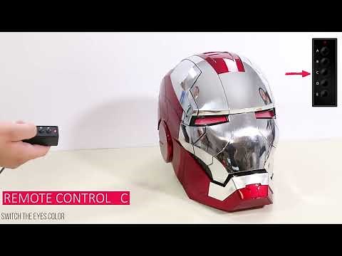 Iron Man Helmet Voice Control Mask Use Demo