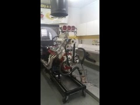 632 ALUMINUM BIG BLOCK WITH 1471 FUEL INJECTED BLOWER HOLLEY TERMINATOR EFI FULL CUSTOM PAINT