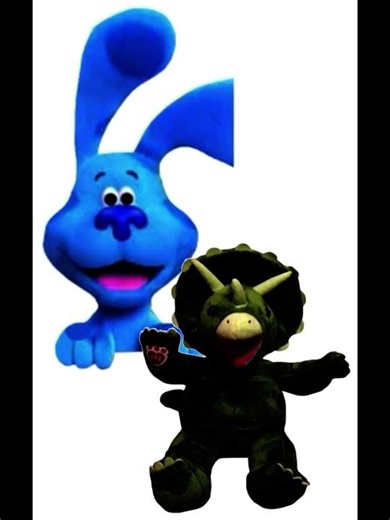 Blue's Clues: New Neighbor Blue w/Green Triceratops