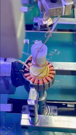 Automated High Speed Motor Stator Winding Machine in Industrial Production