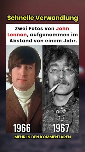 Die unglaubliche Verwandlung von John Lennon in nur einem Jahr (1966-1967) 🤯🎸