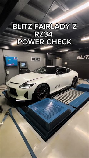 BLITZ FAIRLADY Z（RZ34） TUNING ECU POWER CHECK 500PS/5800rpm #blitz #blitzjapan #fairladyz #RZ34