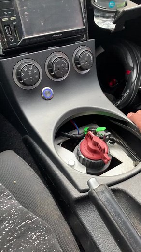 Electric 350z - Testing the manual power disconnect. #350ze #350z #electric350z #evconversion