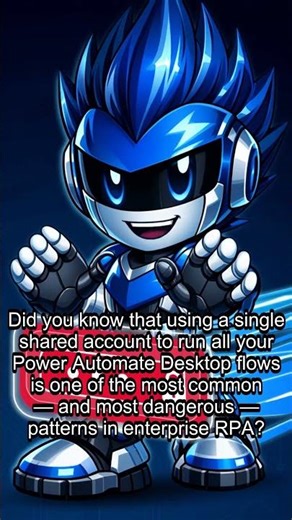 Stop running Power Automate Desktop flows with a shared user account