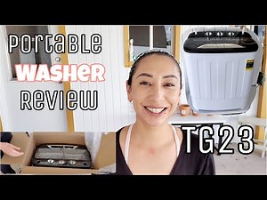 PORTABLE TWIN WASHING MACHINE TG23 | HOW TO & UNBOXING!! | WASH ABILITY TESTS