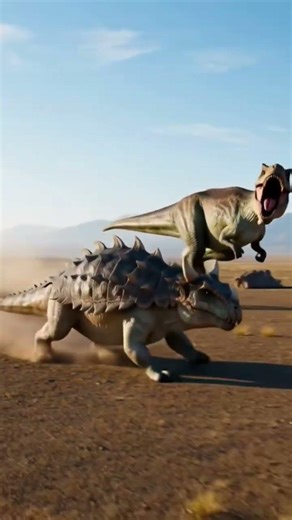 Ankylosaurus vs Tyrannosaurus