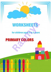 Primary Color Worksheets for Toddlers | Red Yellow, Blue, Green Fun Activities|learn Colors|printable Preschool Activities for Kids Ages 2-4 - Etsy Canada