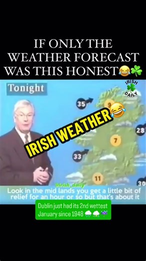Dreadful Irish Weather Forecast for January 2023