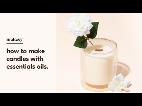 how to make candles with essential oils 💐