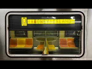 On board a Coney Island bound R46 Q train from 96 Street to Coney Island-Stillwell Avenue