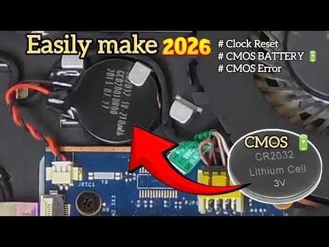 Laptop CMOS battery , Laptop CMOS Battery Kaise Lagaye | Step by Step Guide , How to Replace #CMOS