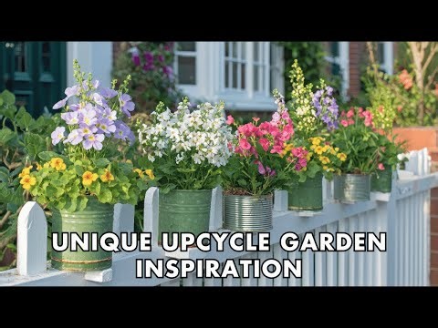 Small Space, Big Style: Upcycled Garden Decorations