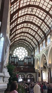 Clonard Choir lead the congregation in ‘How great thou art’ the 11am Novena Mass this morning. | Clonard Monastery