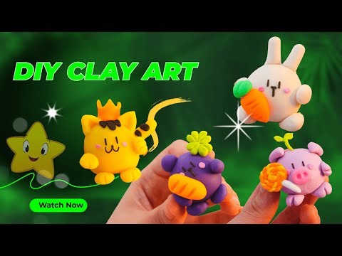 DIY Clay Art: Adorable Animal Miniatures You’ll Love! | Cute & Easy Tutorial