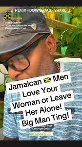 8.3K views · 174 reactions | Jamaican men — love ❤️ her or leave her alone. #loveher #fypシ #trend | Peter Gracey | Facebook
