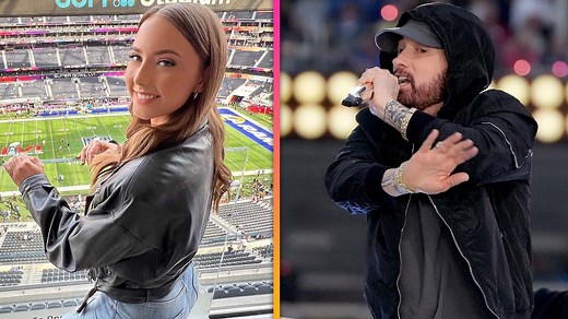 3.9M views · 168K reactions | Eminem's daughter, Hailie Jade, couldn't miss her dad's performance at Super Bowl LVI! | Entertainment Tonight | Facebook