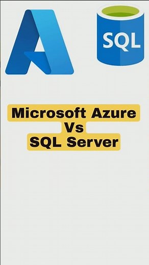 Microsoft Azure vs SQL server #technology #sqlserver #microsoft