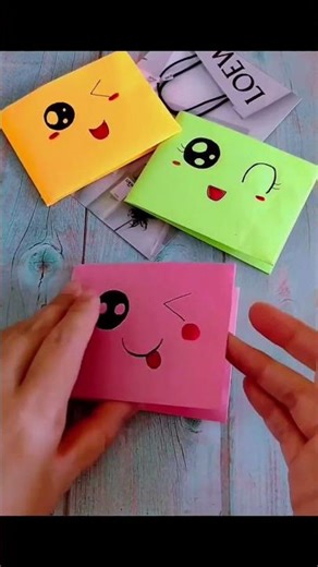 Folding cuteness with creativity—adorable envelopes made with love #CuteEnvelope #EnvelopeArt
