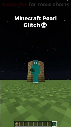 Minecraft Pearl Glitch😭