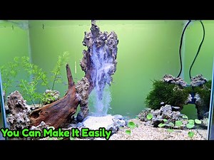 SAND WATERFALL AQUARIUM - Creating an Underwater Sand Waterfall Aquarium