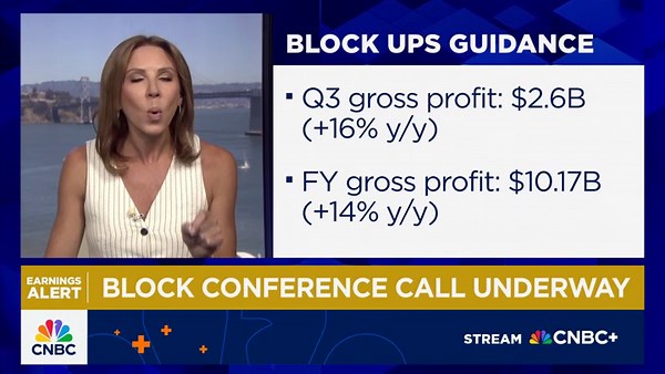 Block shares surge after hours on upbeat forecast despite earnings miss