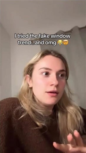 I tried he fake window trend and omg 🤤 #wow #aesthetic #trending #viral #trend