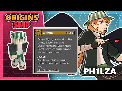 Minecraft Origins Mod - Philza, Elytrian (Origin SMP) #philza #originssmp #elytrian