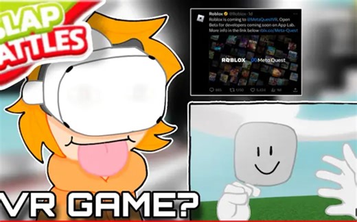 【roblox slap battles】全新的VR版slap battles游戏即将到来!