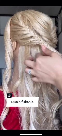 Boho Dutch Fishtail Braid Hair Tutorial
